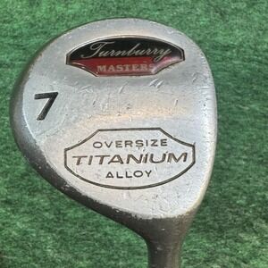 Vintage Turnberry Masters Oversize 7 Wood Titanium Alloy RH Graphite Silver Club